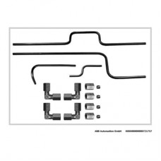 Pipe set, sample cells 200mm ref. Gas Ex