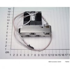 Solenoid Valve block with 3/2-way (3x)