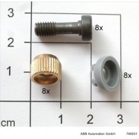 Set screws (cap and door)